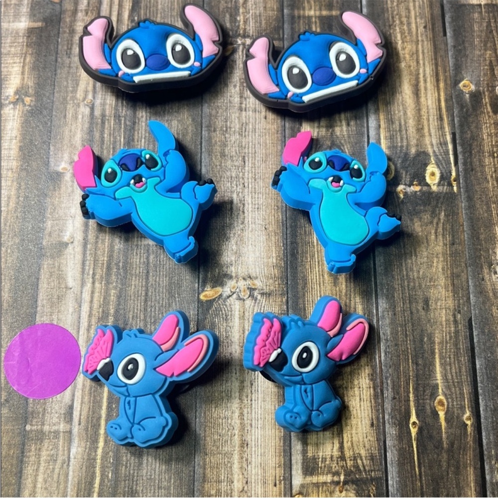 5for$10 Lilo And Stitch Cute for Croc Shoes 6Pcs Croc Charms